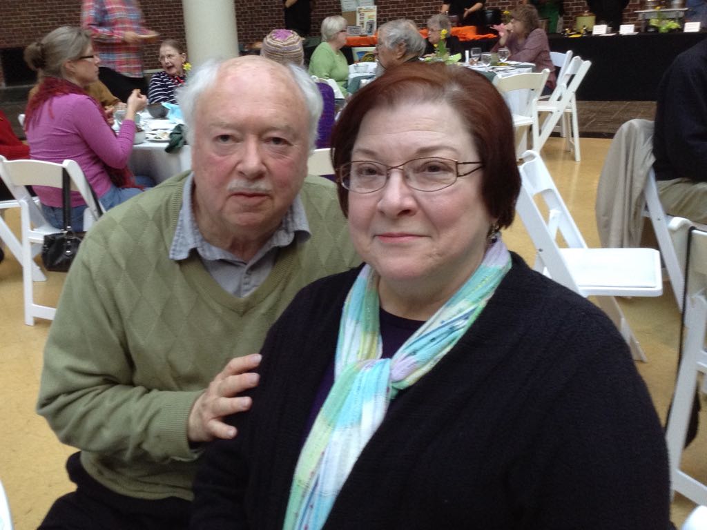 Bill & Mary Lou at the Peace Museum's Hot Soups Dinner at the Dayton Art Institute